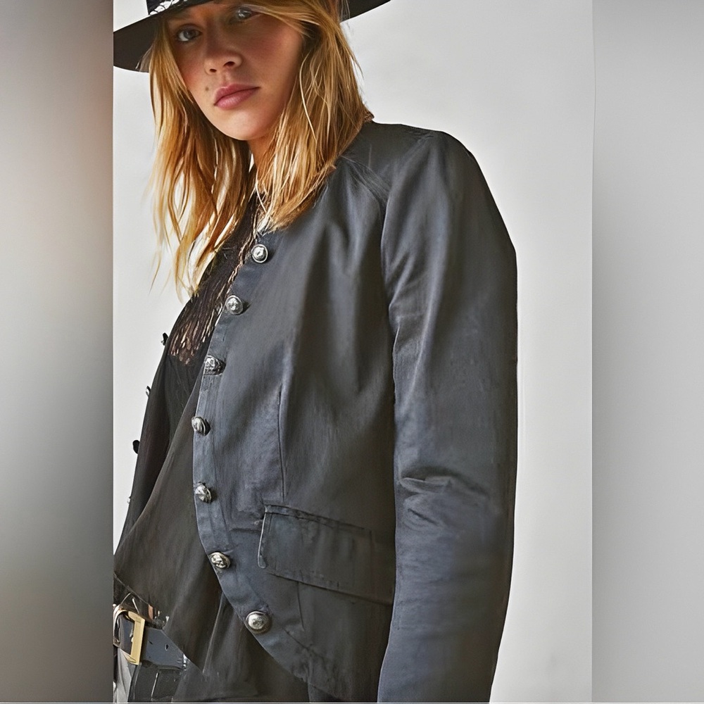 Free People Romance Ruffles Jacket - Picture 3 of 10